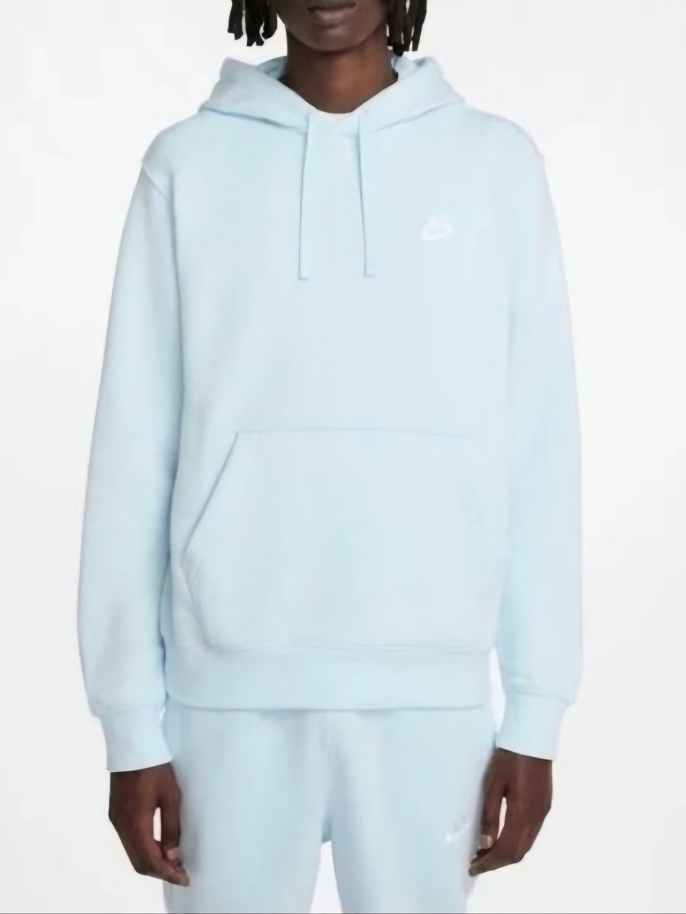 NWT- Nike NSW Club Fleece Hoodie Glacier Blue Men's Size 3XL BV2654-474